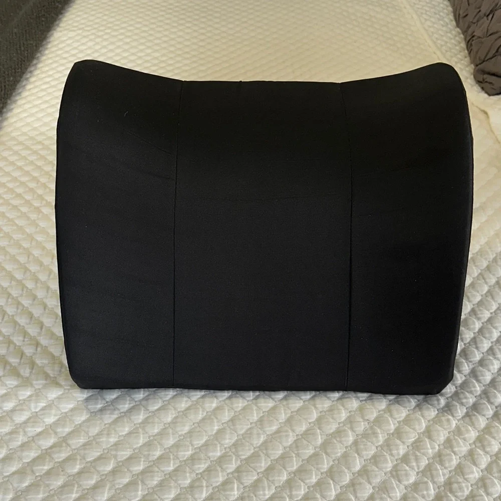 Black Lumbar Support Cushion